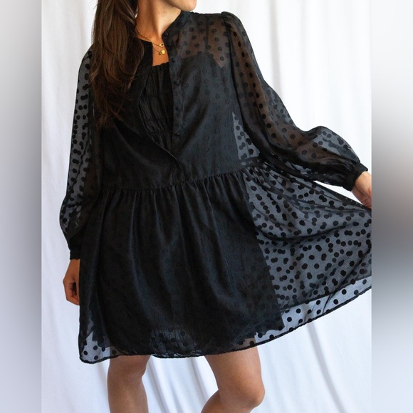 Sheer H&M Polka Dot Dress - Picture 4 of 7